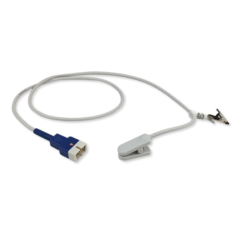 Compatible Vet Tongue Clip SpO2 Sensor for Nellcor Nellcor OxiMax 1.0m (1Set)