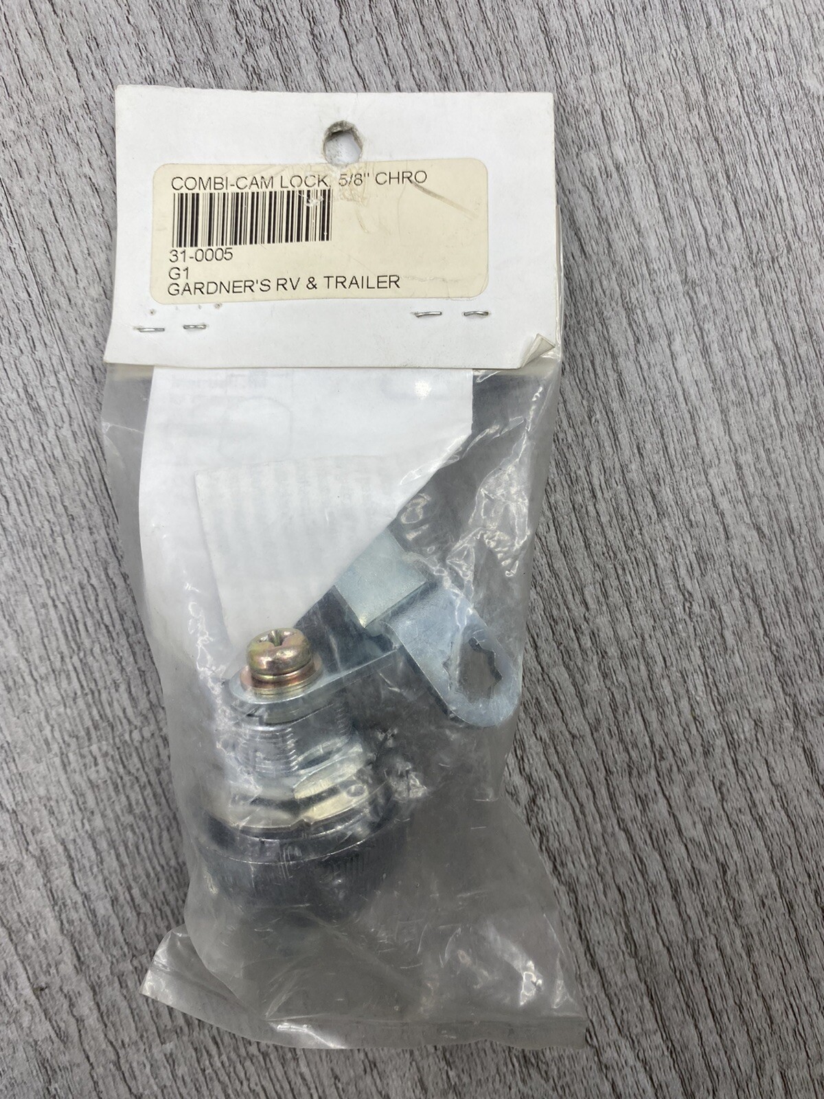 Combination Cam Lock 5/8" RV Essentials Camper Door Lock