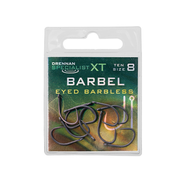 Drennan Specialist XT Barbel BL Strong Heavy Duty Barbel Fishing Hooks Barbless