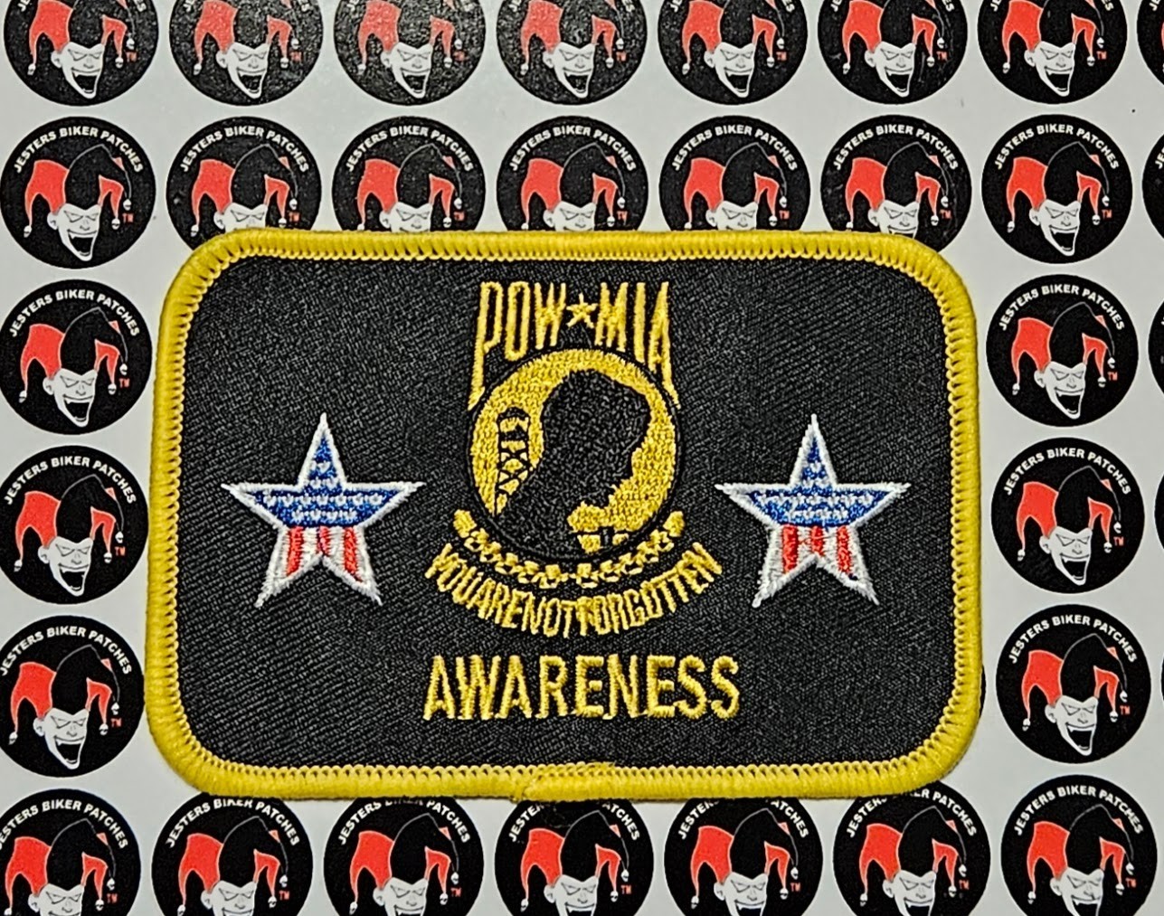 POW MIA Embroidered Patch TJD004