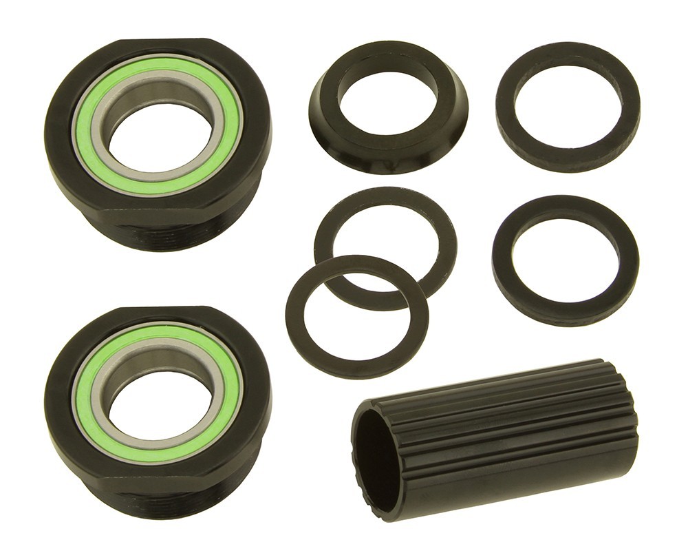 ALTA Bike Bicycle Bottom Bracket Sealed Bearing Set Euro 51A 19mm Black