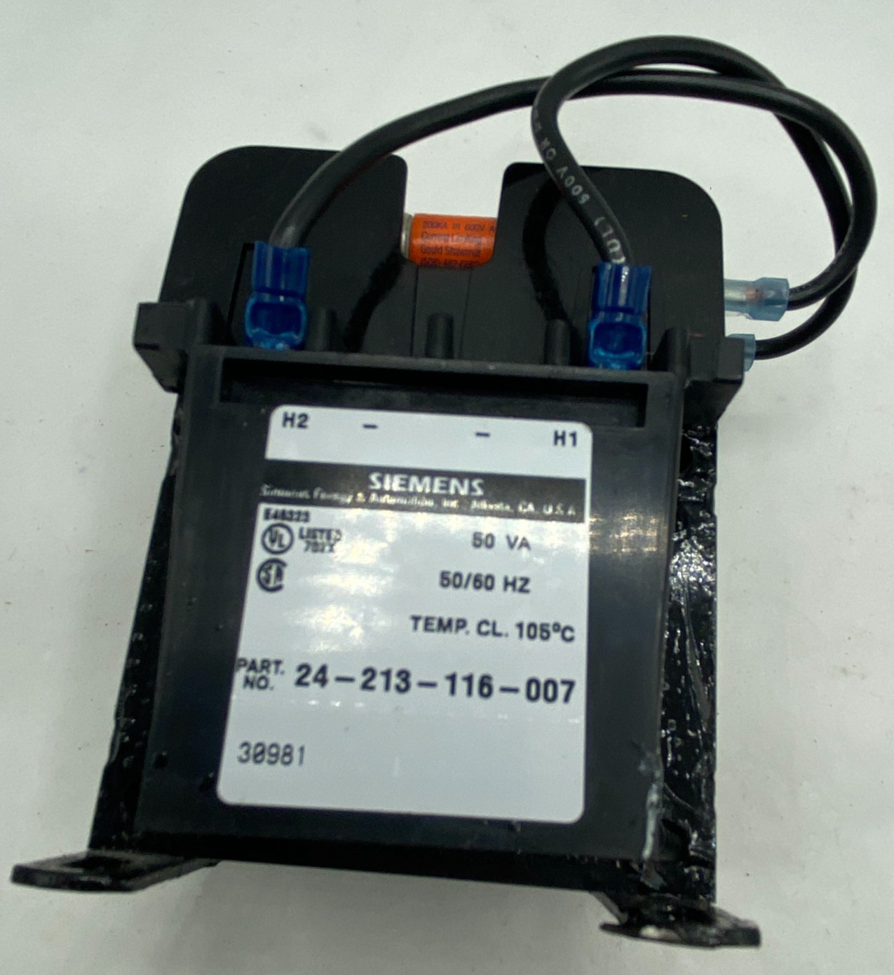 SIEMENS TRANSFORMER 50 VA KT1050P 24-213-116-007