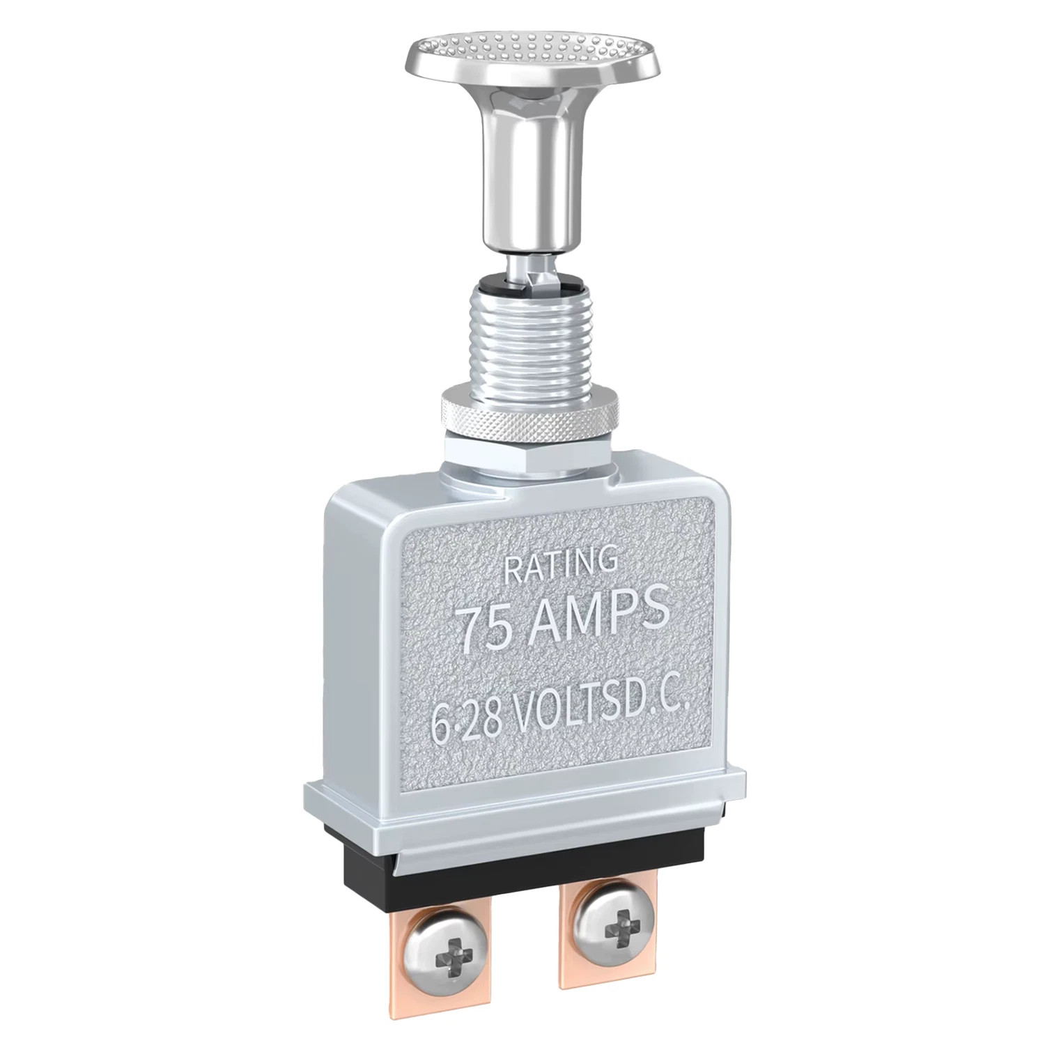 2 PCS 75 A Push Pull Switch, Zinc Alloy Material Heavy Duty 6-28 Volts DC SP