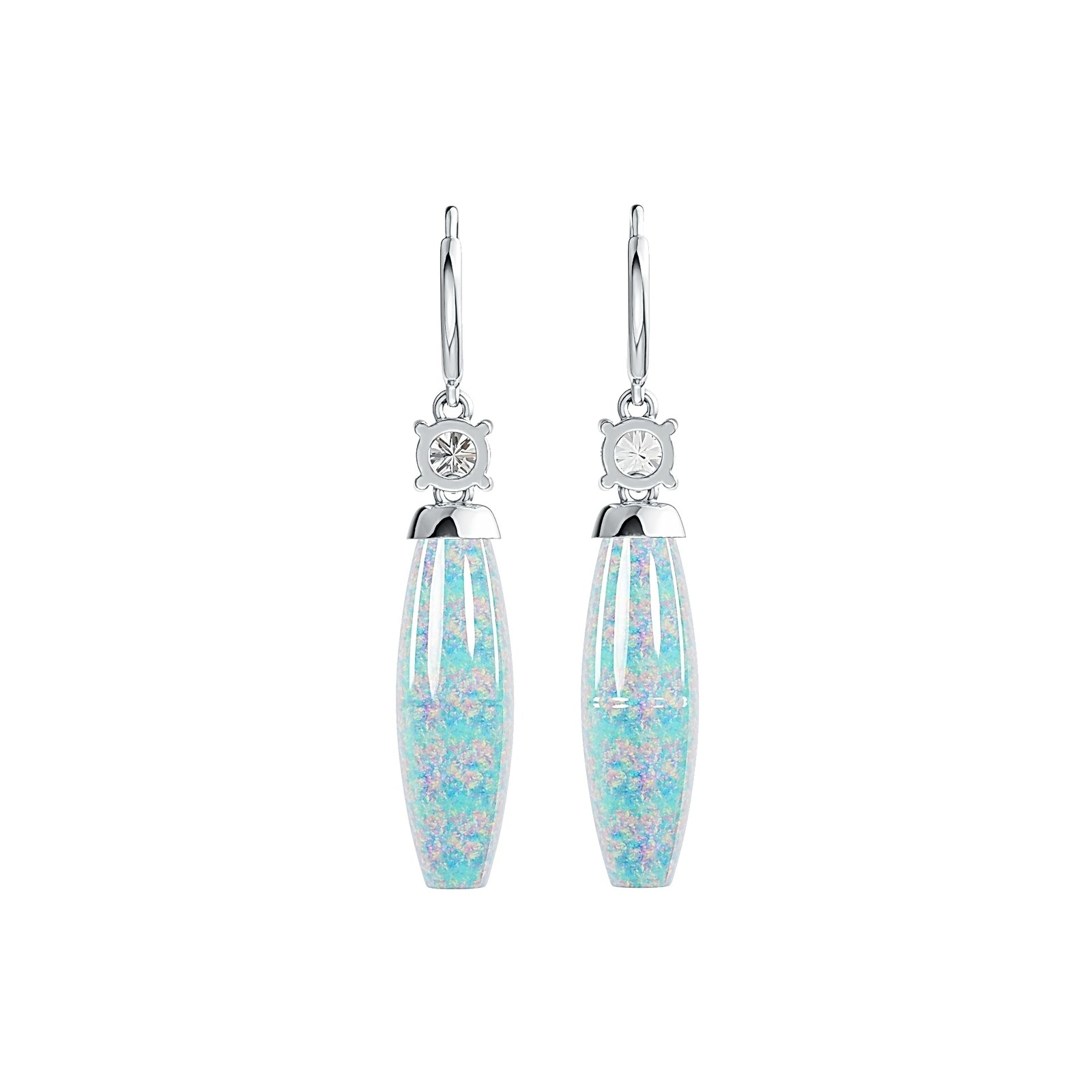 Sterling Silver Semi Mount Earrings Setting Round RD 5x5mm