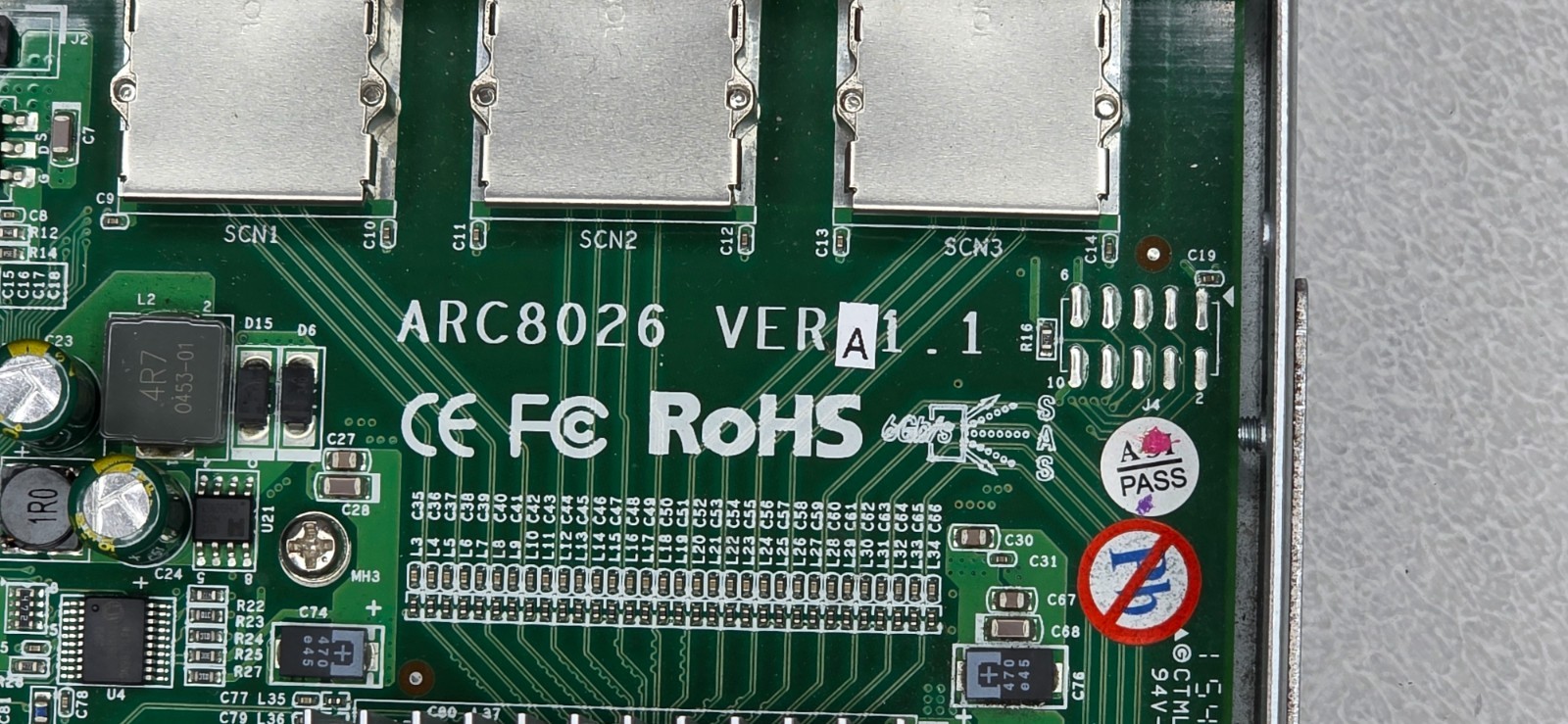 Areca ARC-8026 VER A 1.1 SAS Expander Card Controller Module