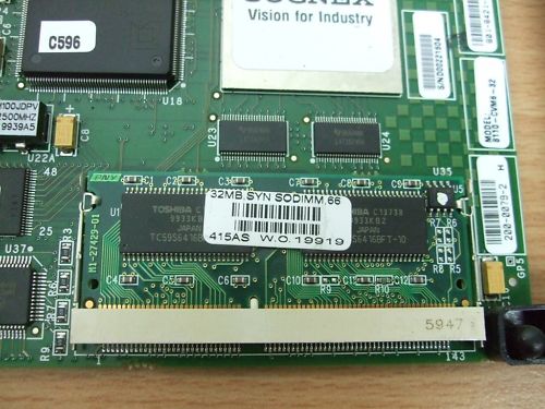 COGNEX 8110-CVM6-32 VISION PROCESSOR CARD FRAME GRABBER