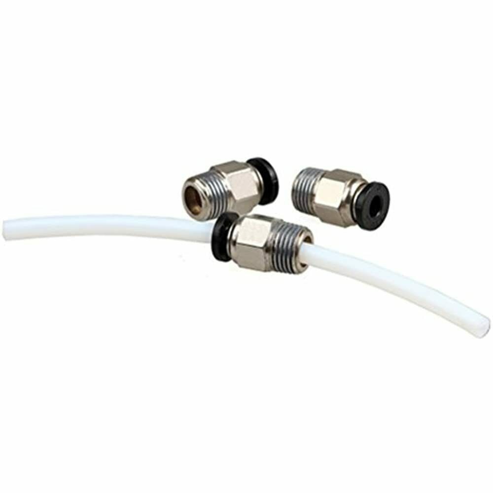 Push Straight Pneumatic Connector Stainless Steel Thread External Fitting