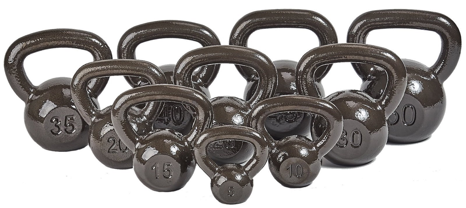 50 Lb Full Body Exercise Strength Training Kettlebell Weight, Single