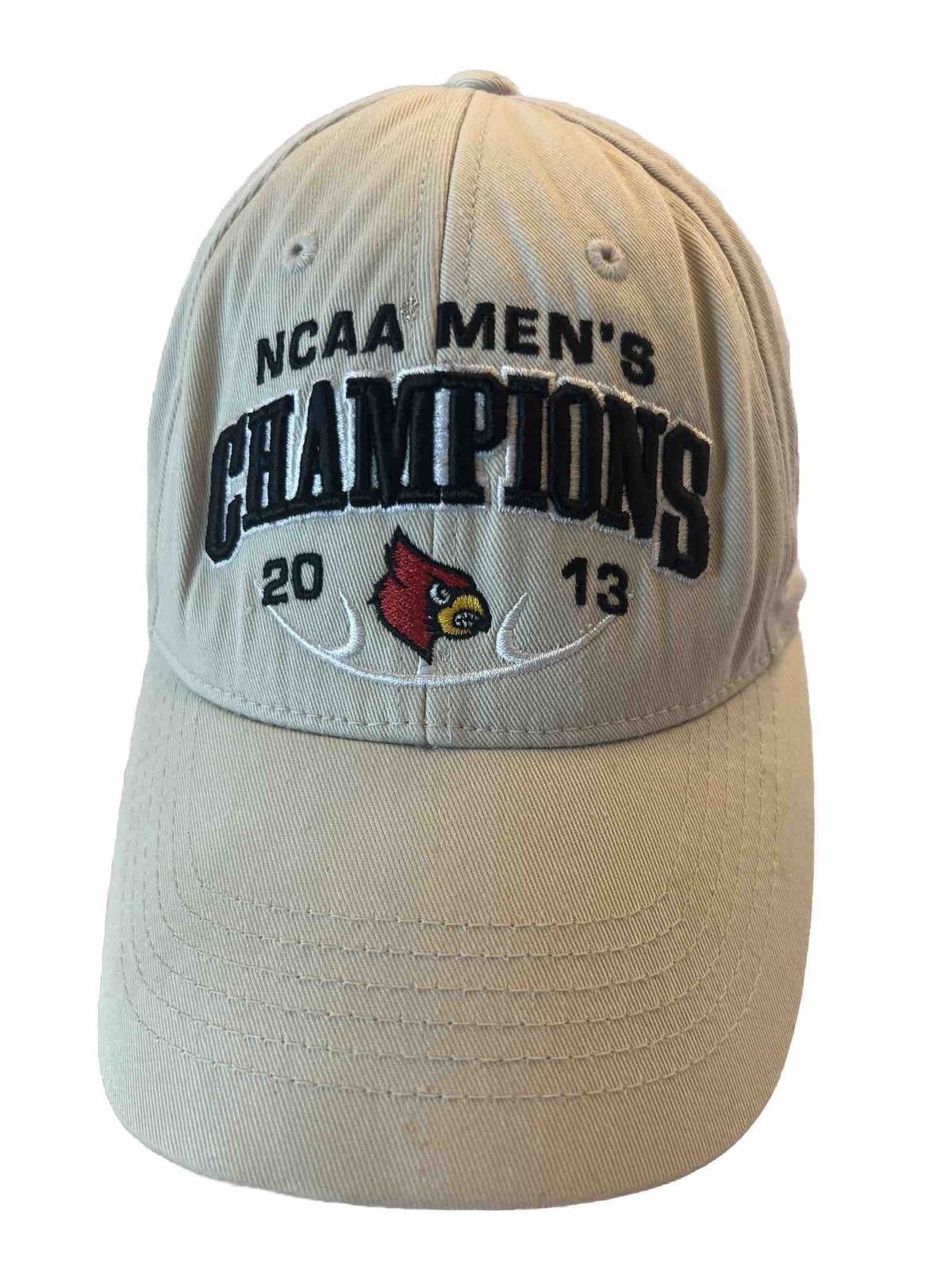 NCAA Men’s Final Four Champions 2013 LouisvilleCardinals Beige Hat Cap Hook Loop