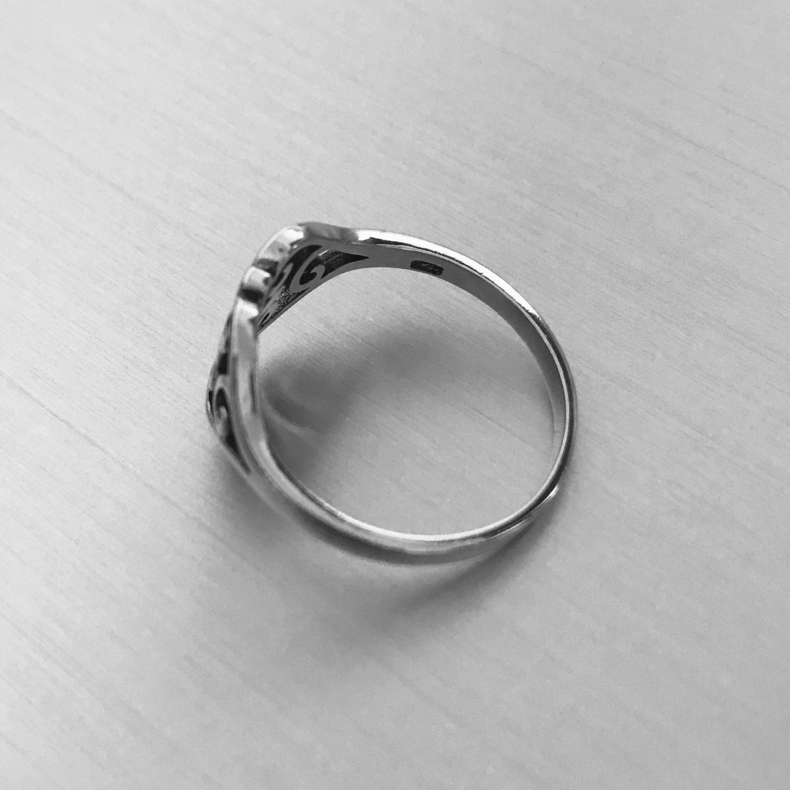 Sterling Silver Medieval Cross Ring, Silver Rings, Love Ring, Religious Ring