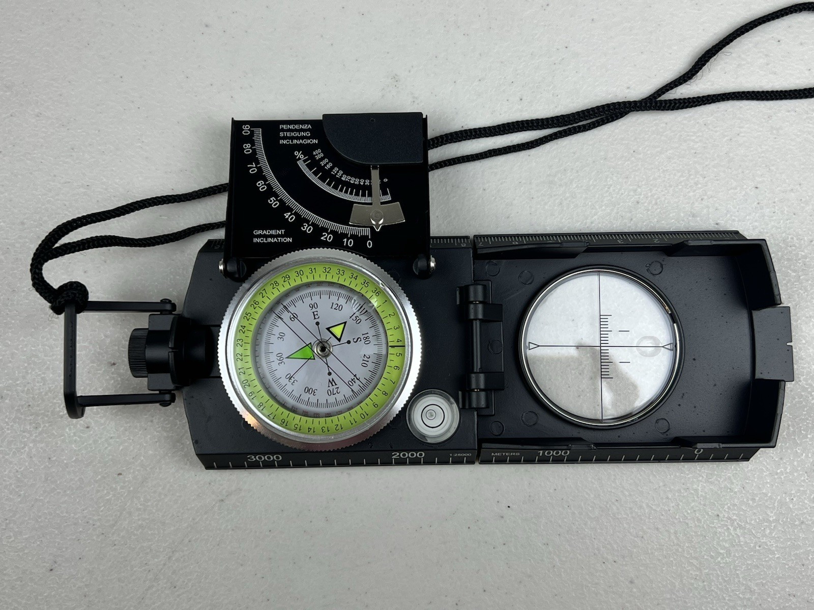 Justech Compass with Magnetic Compass Needle and Inclinometer, High Precision