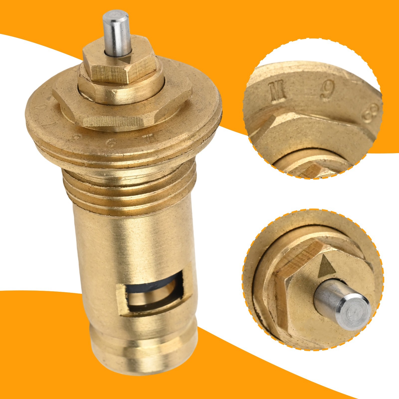 Quality Brass Material in M30 x 1 5 Radiator Valve Insert for Durability