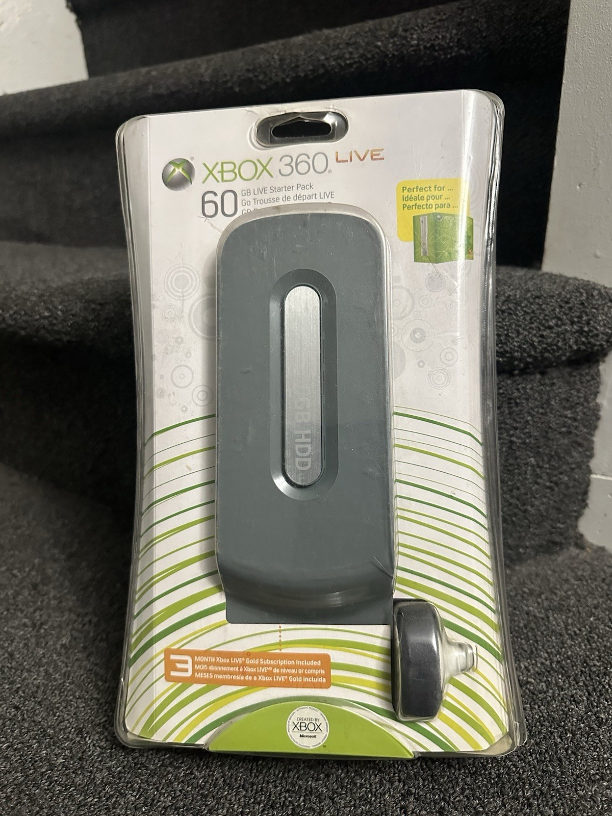 Microsoft XBOX 360 60GB HDD Hard Drive 2008 Live Starter Pack  (NEW). (READ)