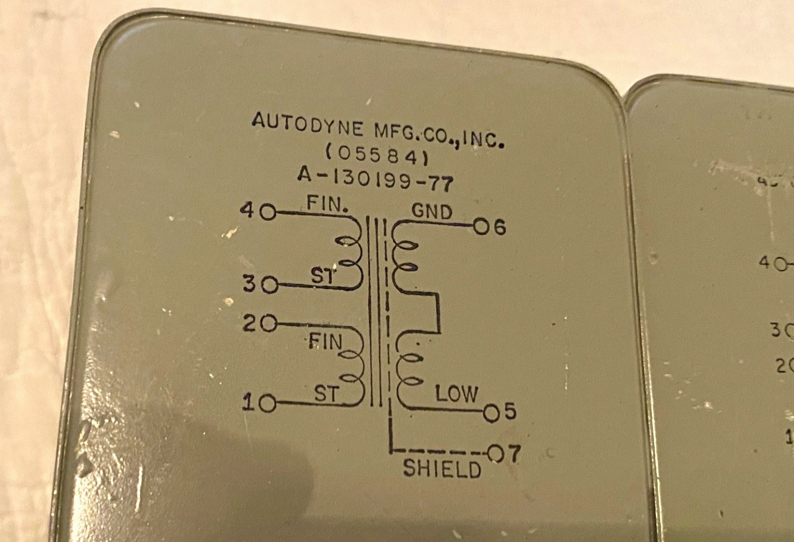 Autodyne MFG Vintage Audio Transformer A-130199-7 Pair NOS