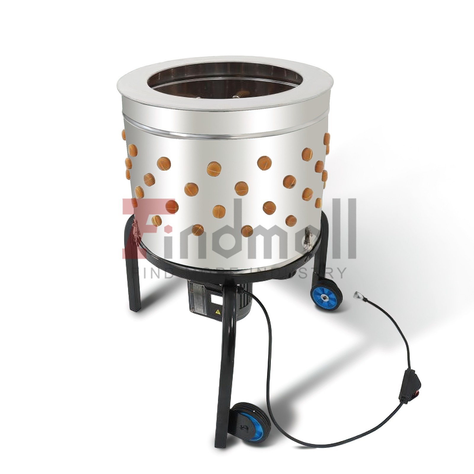 280RPM 120V 60Hz Chicken Plucker Machine Feather Plucker Stainless Steel Drum