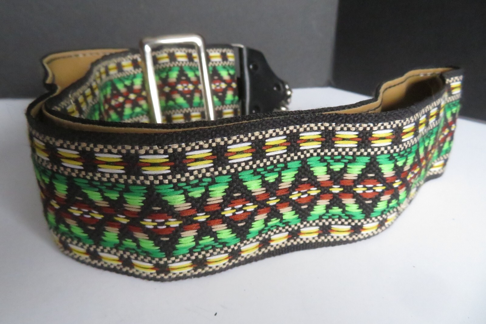VINTAGE Wide Camera Binocular Strap 36" Colorful Grunge Bohemian Hippy Adjustabl