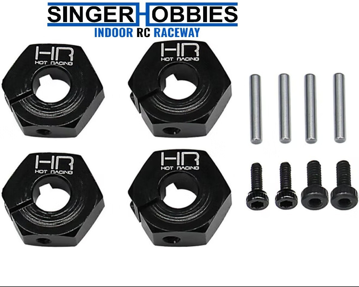 HOT RACING TTSP1001 Aluminum 12mm Wheel Hex, Losi 2WD 22S SPRINT