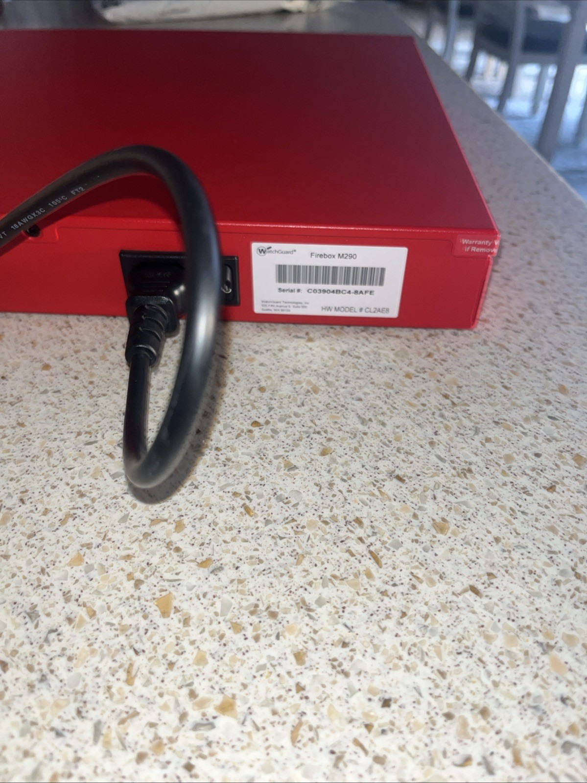 WatchGuard Firebox M290 Firewall | CL2AE8. UNIT And Power Only