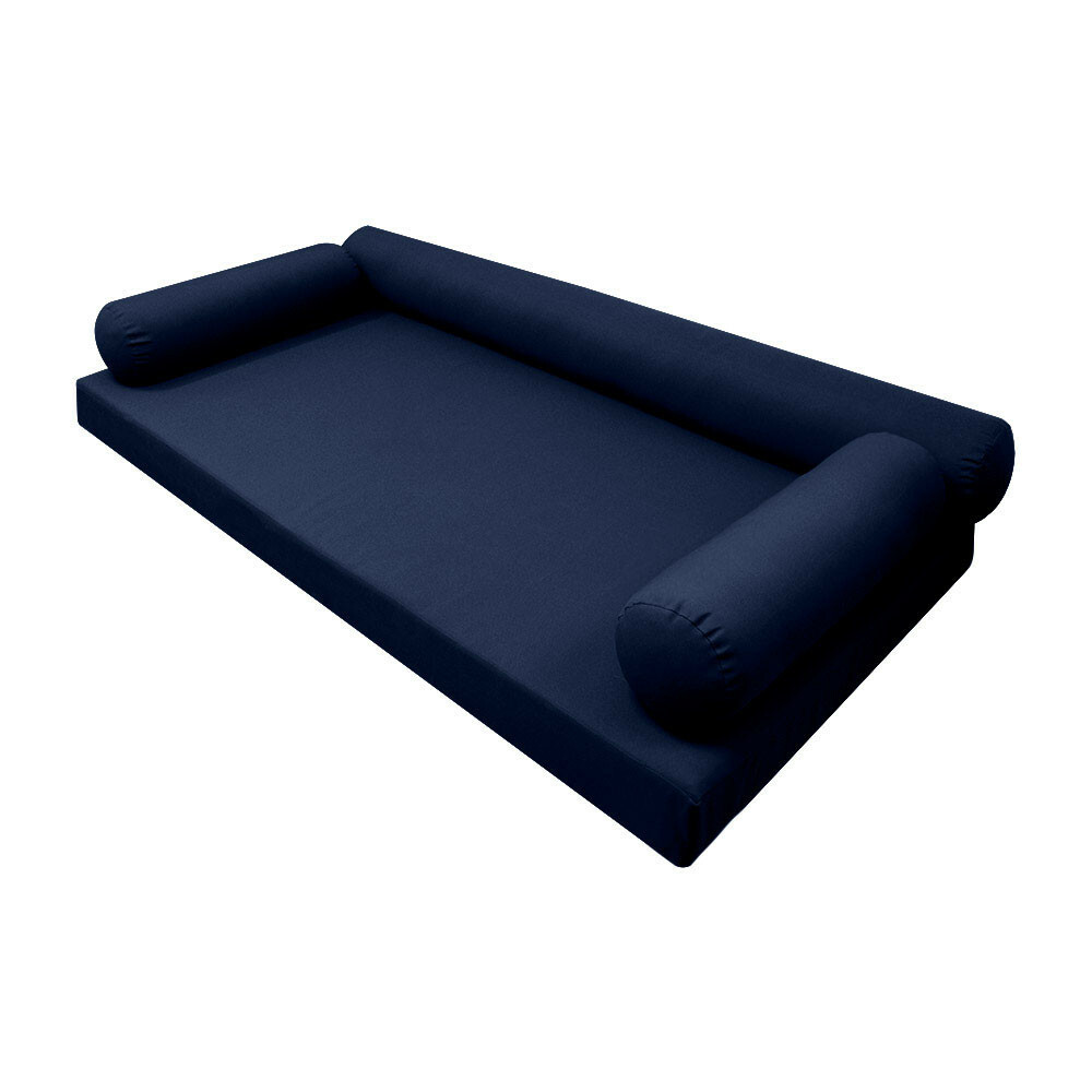 |SLIPCOVER ONLY|S6 Daybed Mattress Bolster Pillow Covers Knife Edge Crib AD101