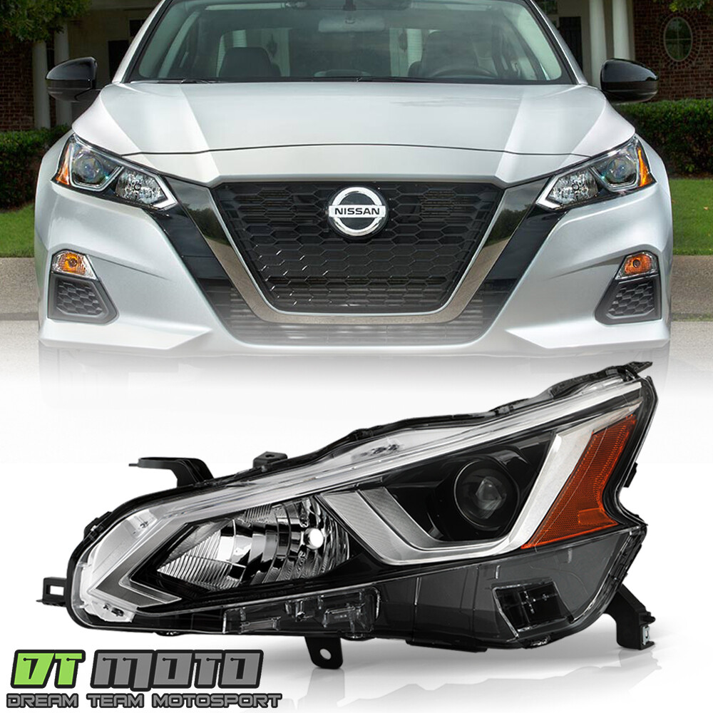For 2019-2022 Nissan Altima Halogen Projector Headlight Headlamp Driver Side