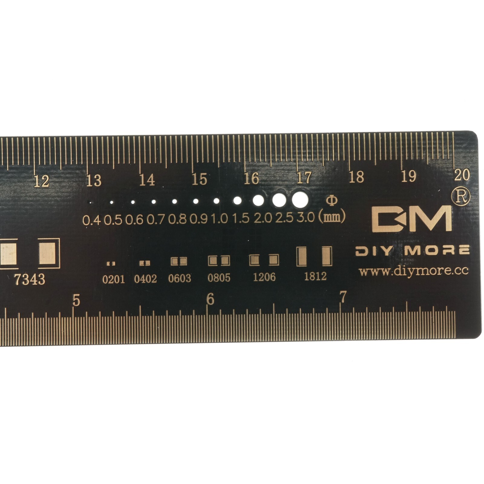 DIY More 020097 20CM Printed Circuit Board PCB Ruler