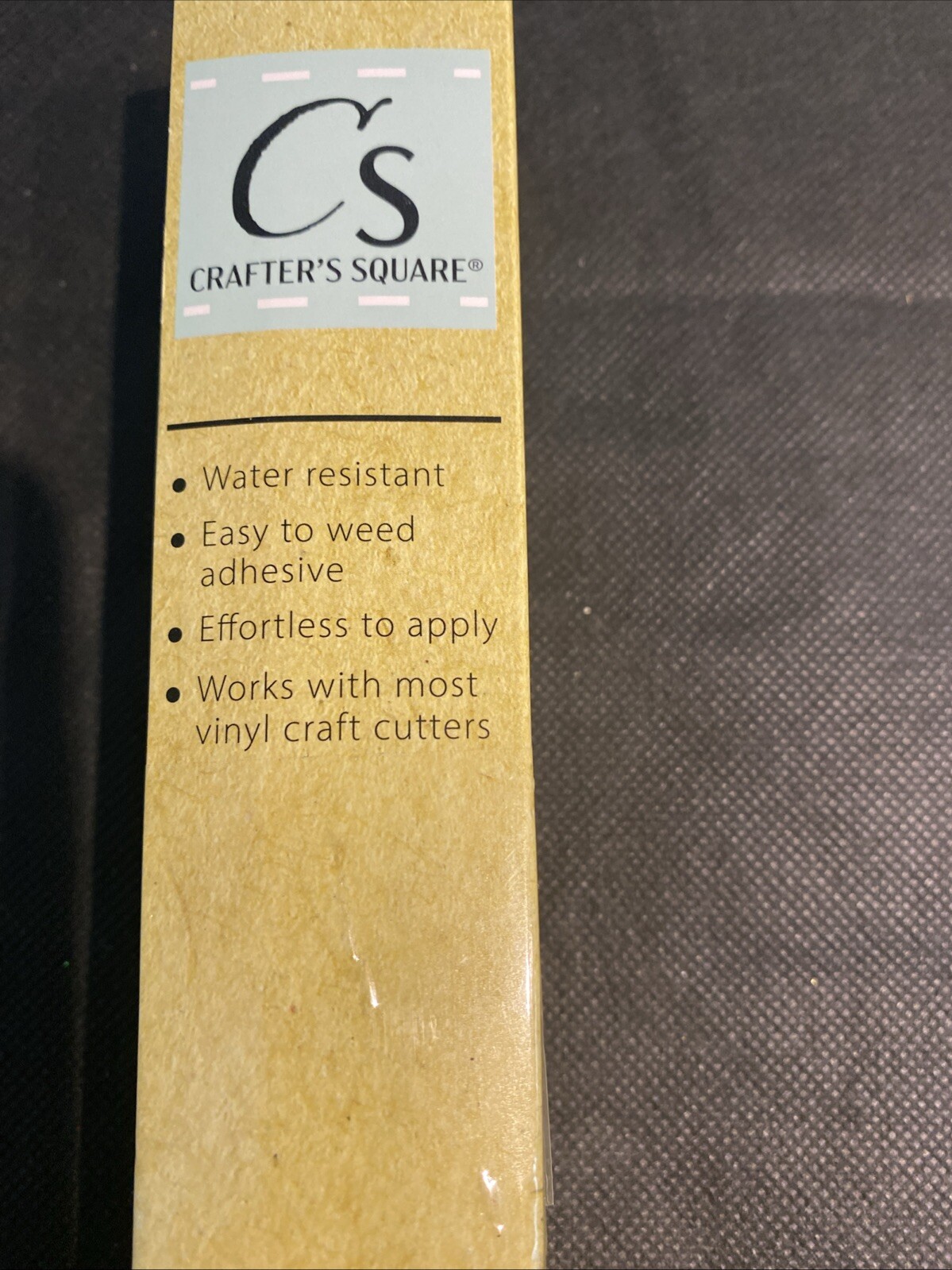 Crafters Square Vinyl Permanent Glitter Paper, New