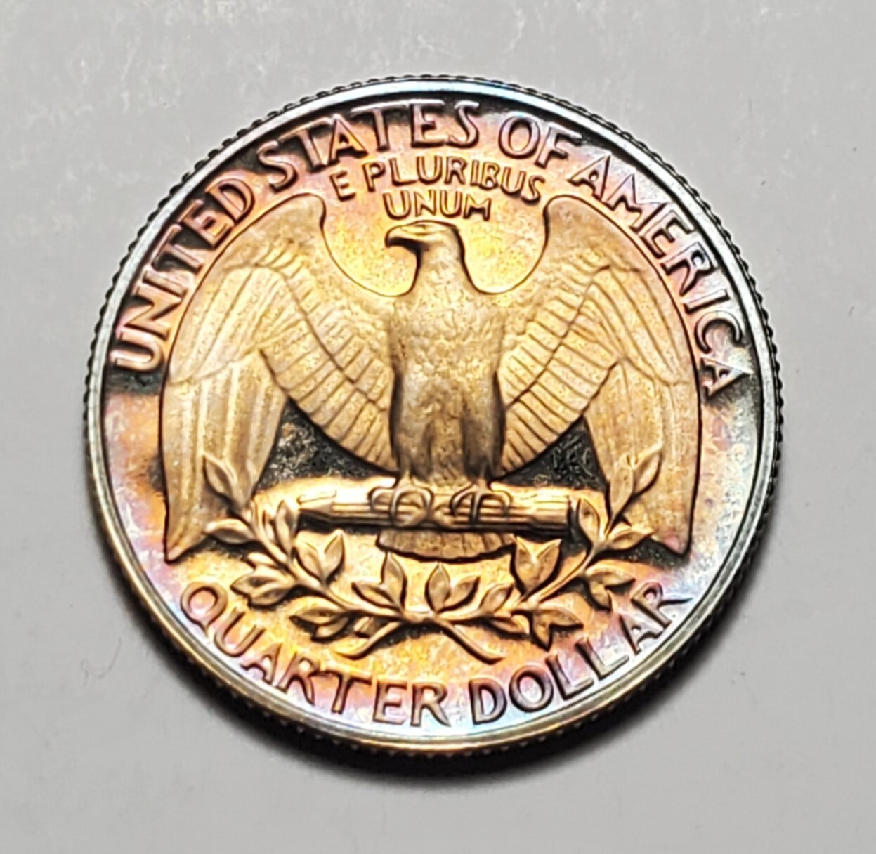 TONED 1984 S WASHINGTON QUARTER PROOF UNC #C3380
