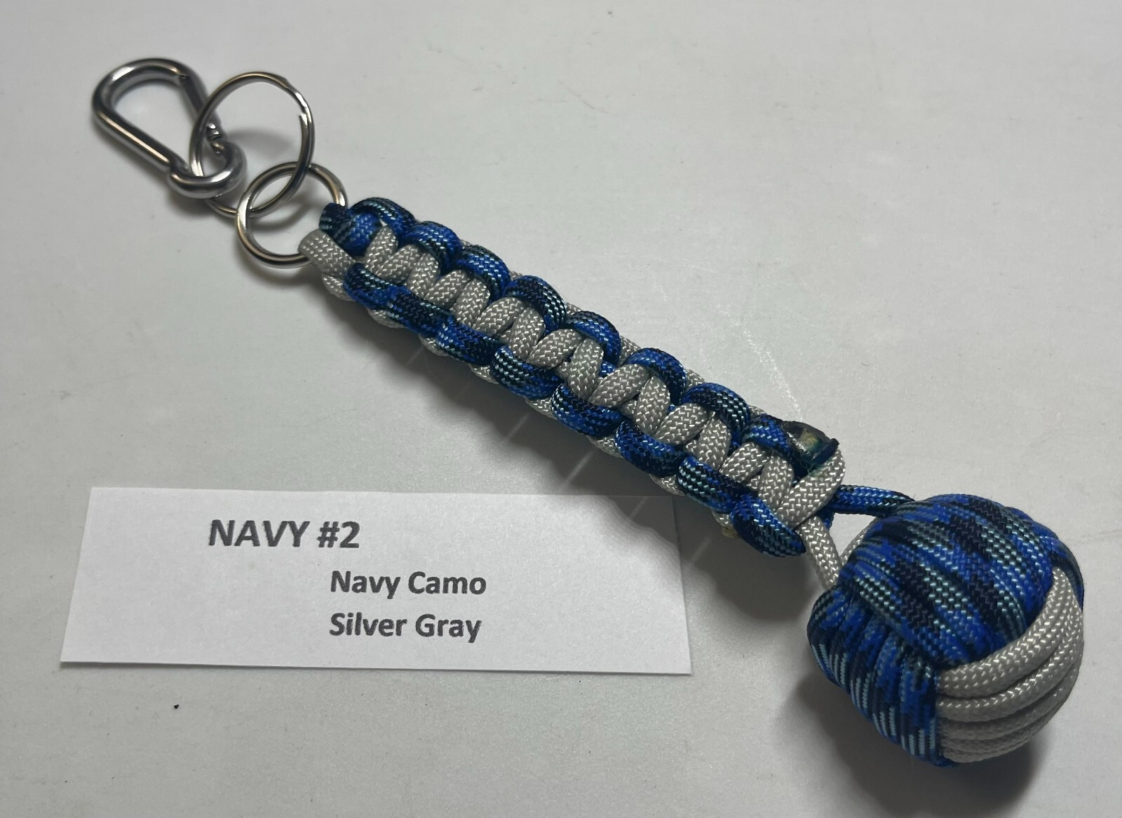 Military Monkey Fist Key Chains - Army 2