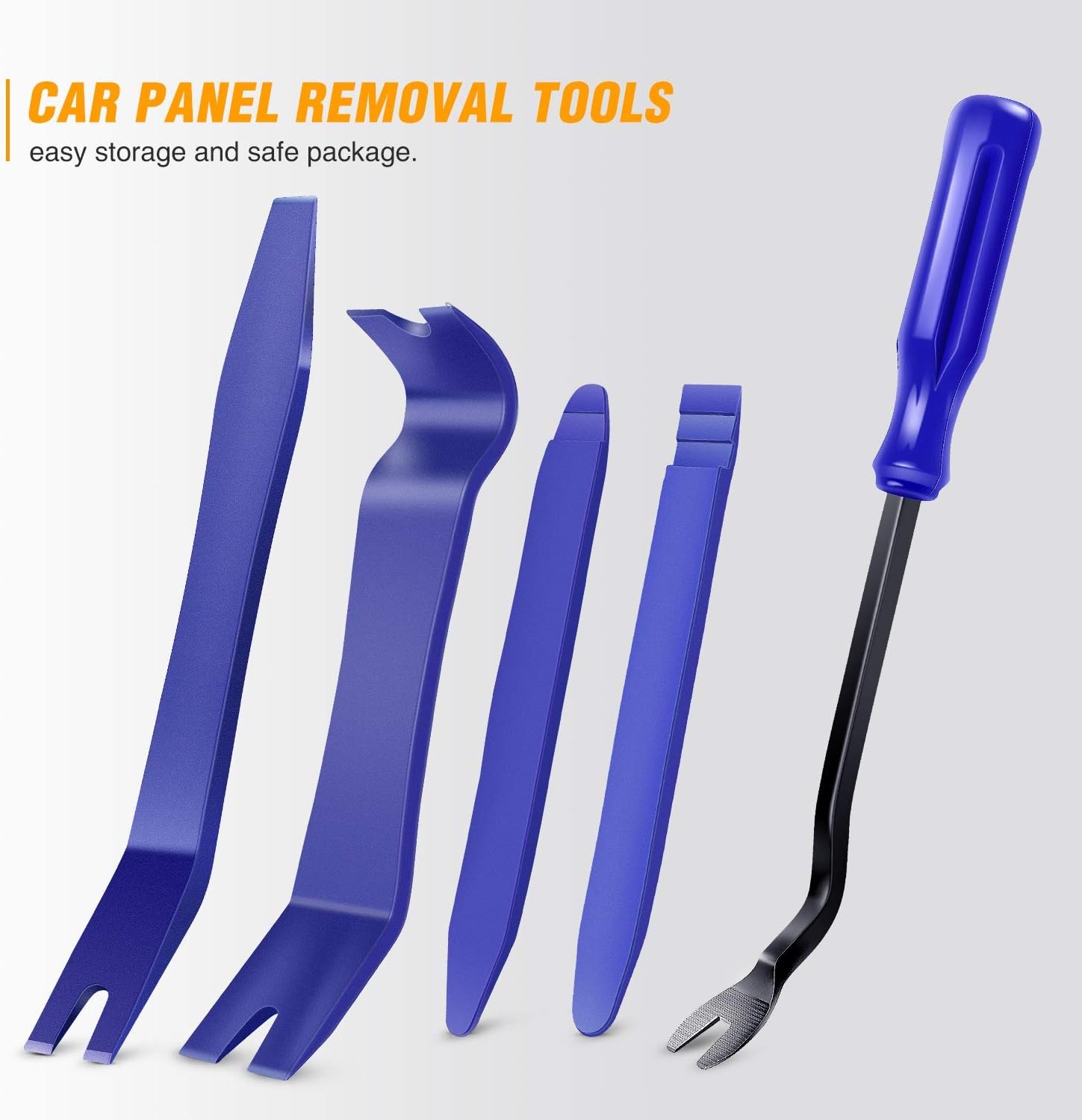 5PCS Car Removal Tools Fastener Pry Clamps Upholstery Clip Panel Install Repair
