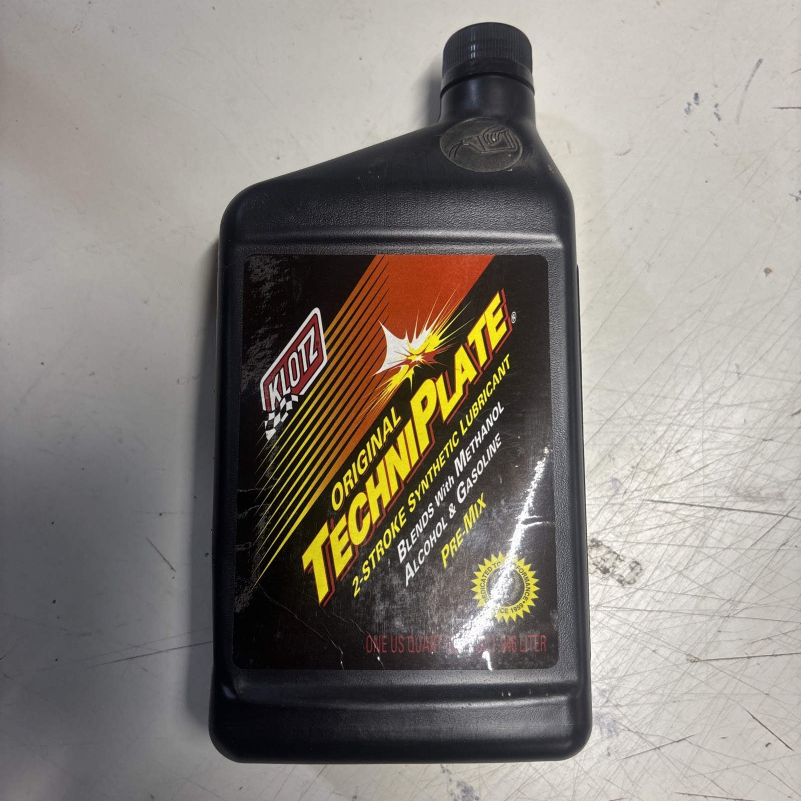 Lot of (2) N.O.S. Klotz Original Techniplate 1 Quart KL-200 PRE-MIX for Racing