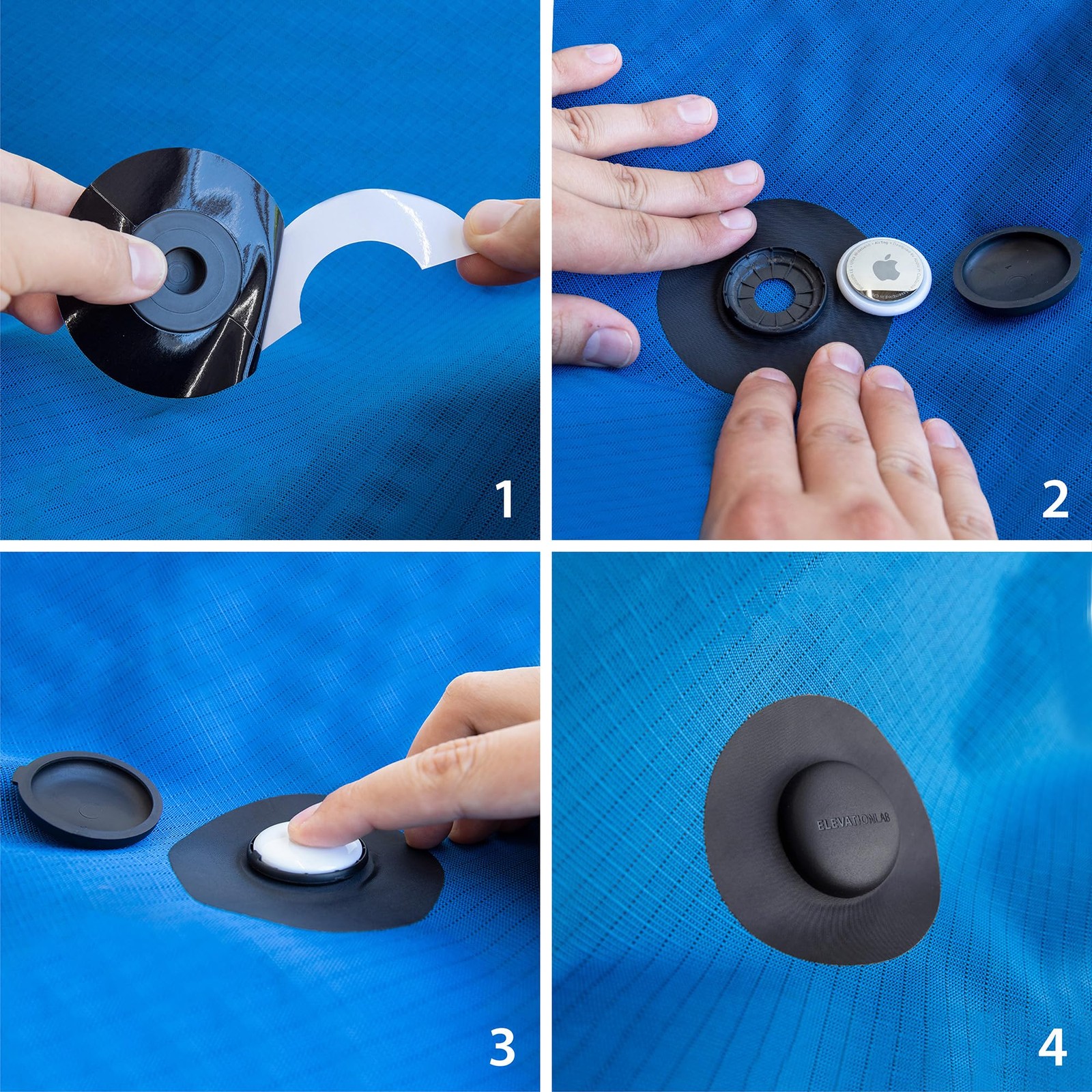 Elevation Lab AirTag Fabric Mount - Flexible & Secure