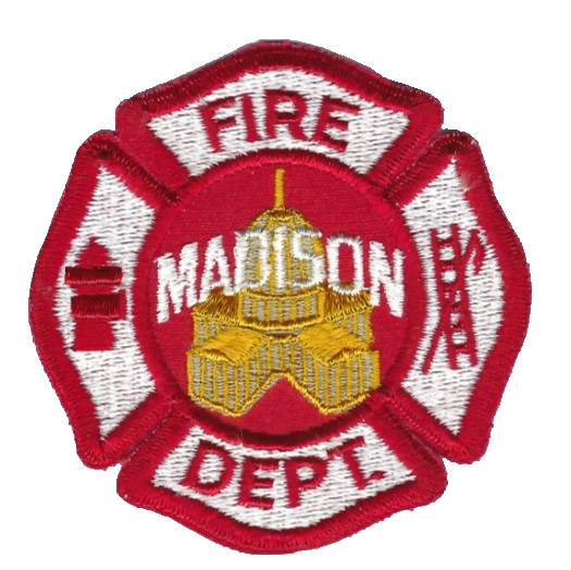 Madison (Dane County) WI Wisconsin Fire Dept. patch - NEW! STATE CAPITAL