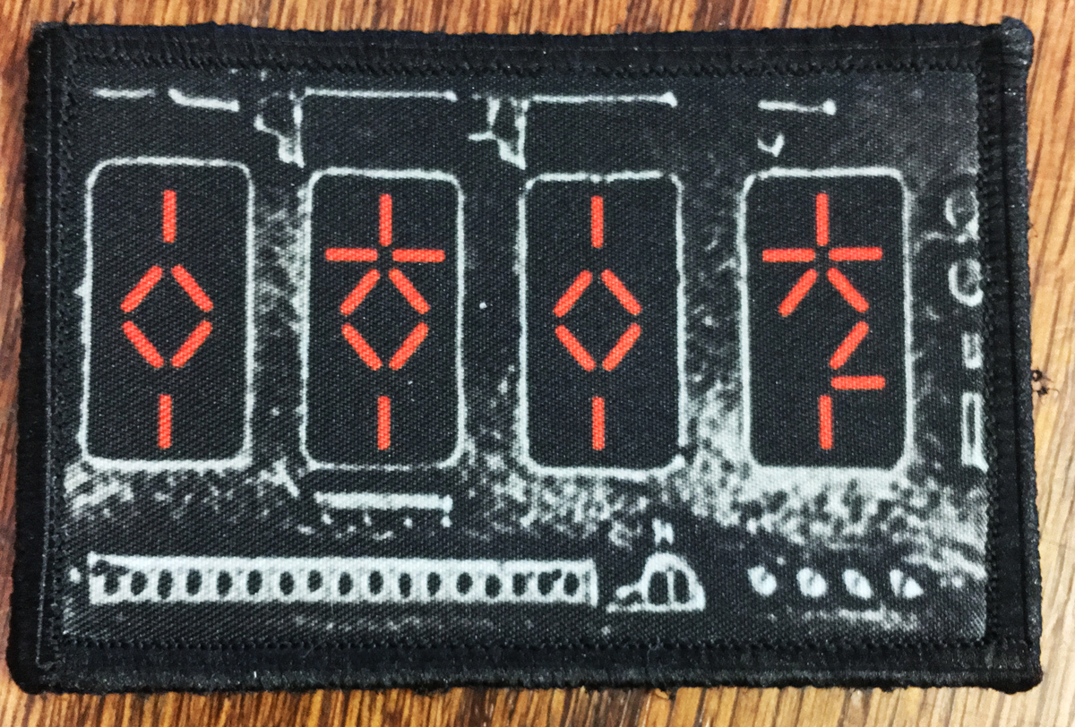 PREDATOR Movie  AUTODESTRUCTION Device Morale Patch  Tactical ARMY Hook Military