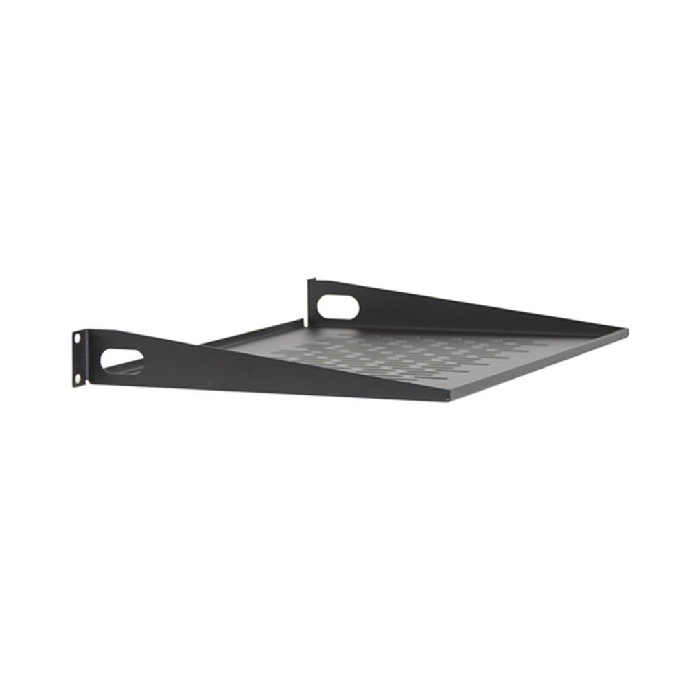 1U 19" Rack Mount Vented Shelf Shelves Server Data Cabinet Light Duty 12" Deep