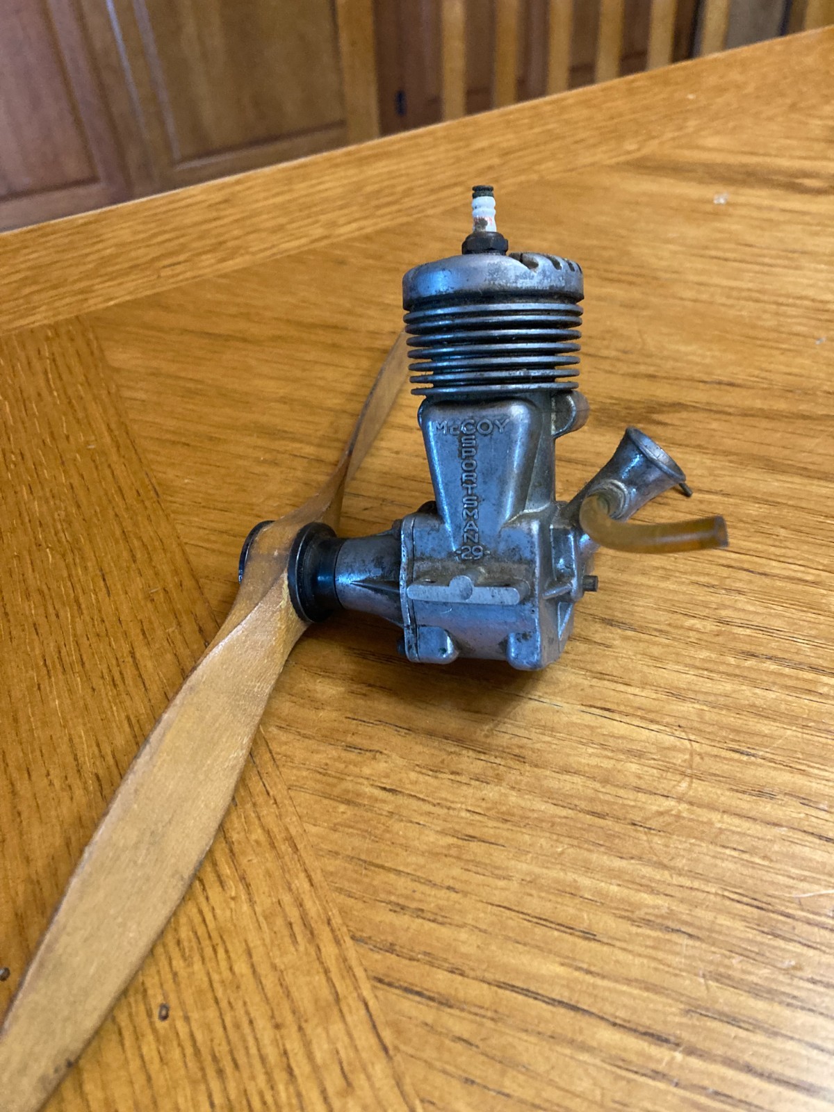 Vintage  McCoy 29 Sportsman RISE Control Line Model Airplane Engine UNTESTED