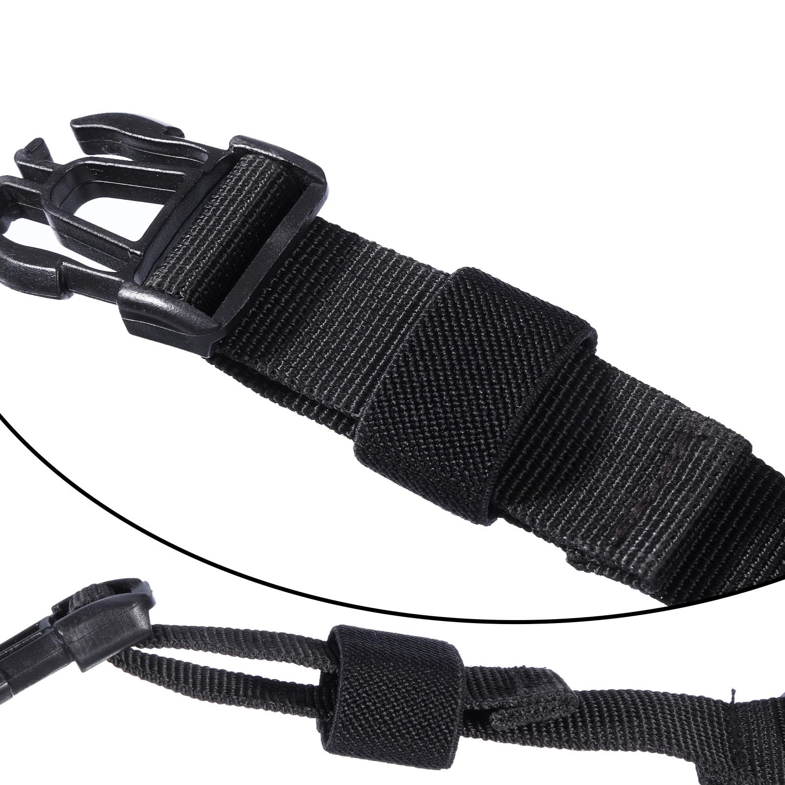 12 Pcs Elastic Belt Keepers Belt Loop Keeper Strap Organizer Nylon Backpack S...