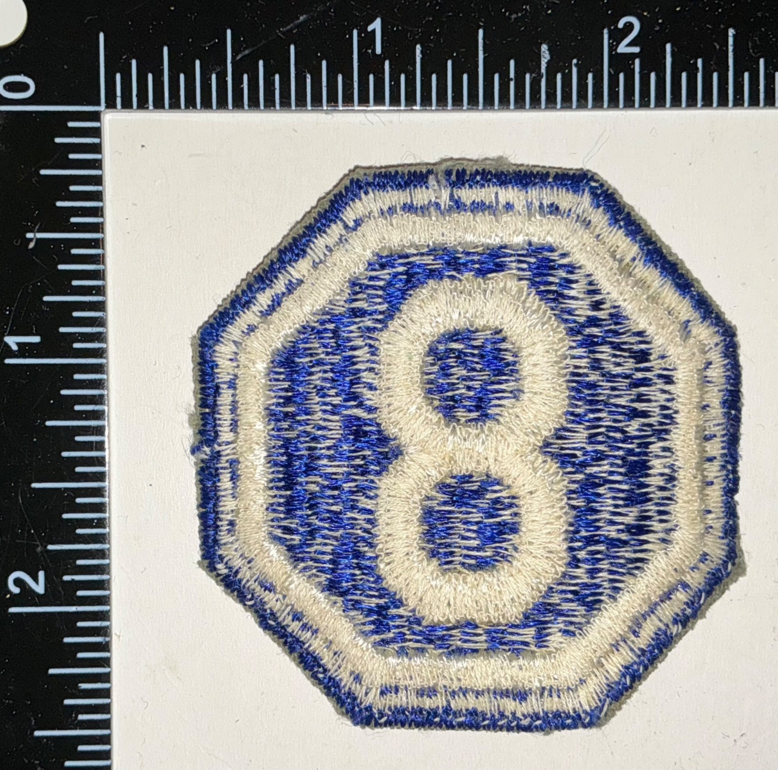 WWII US Army 8th Corps EMBROIDERED Patch