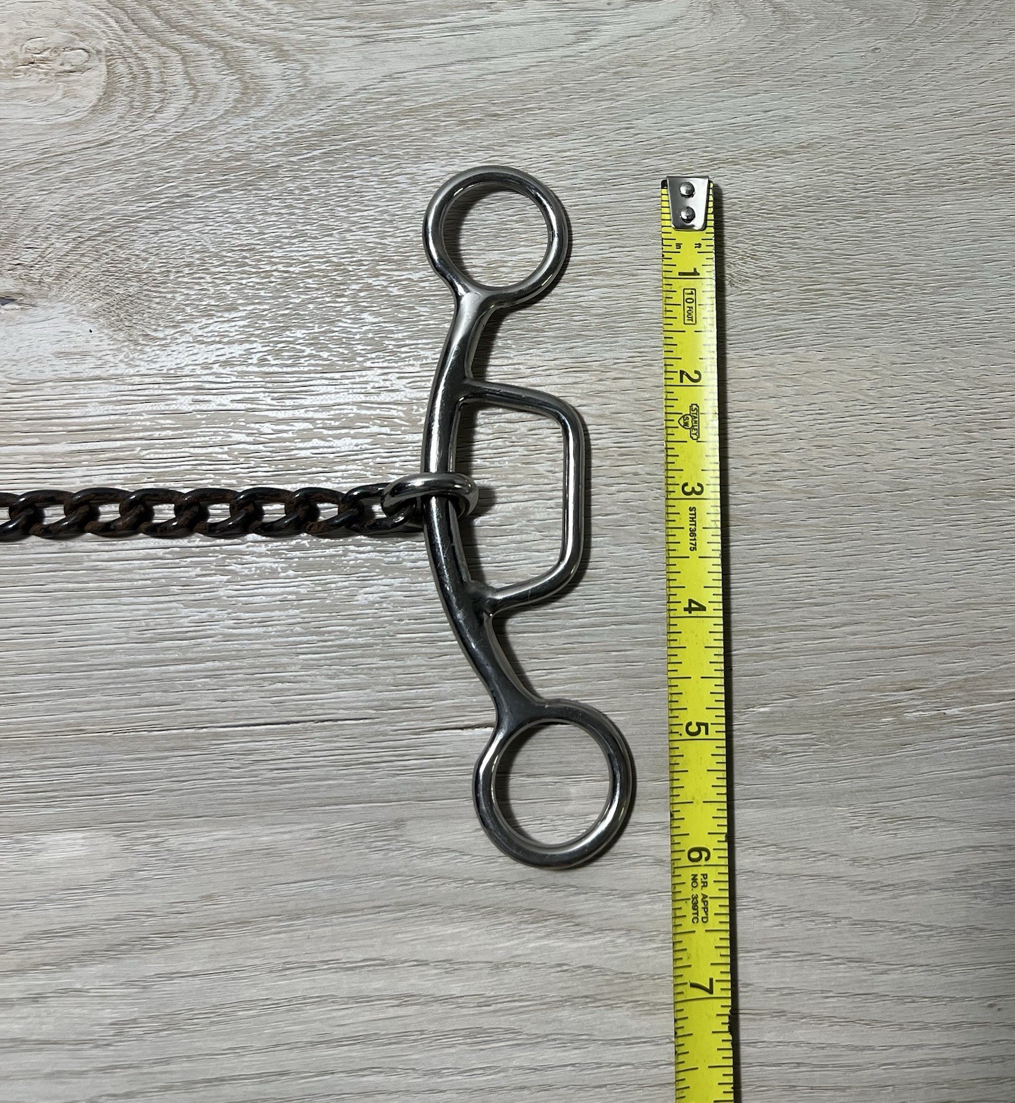 5.5” Coronet Gag Sweet Iron Chain Mouth Western Barrel Racing Horse Bit Tack