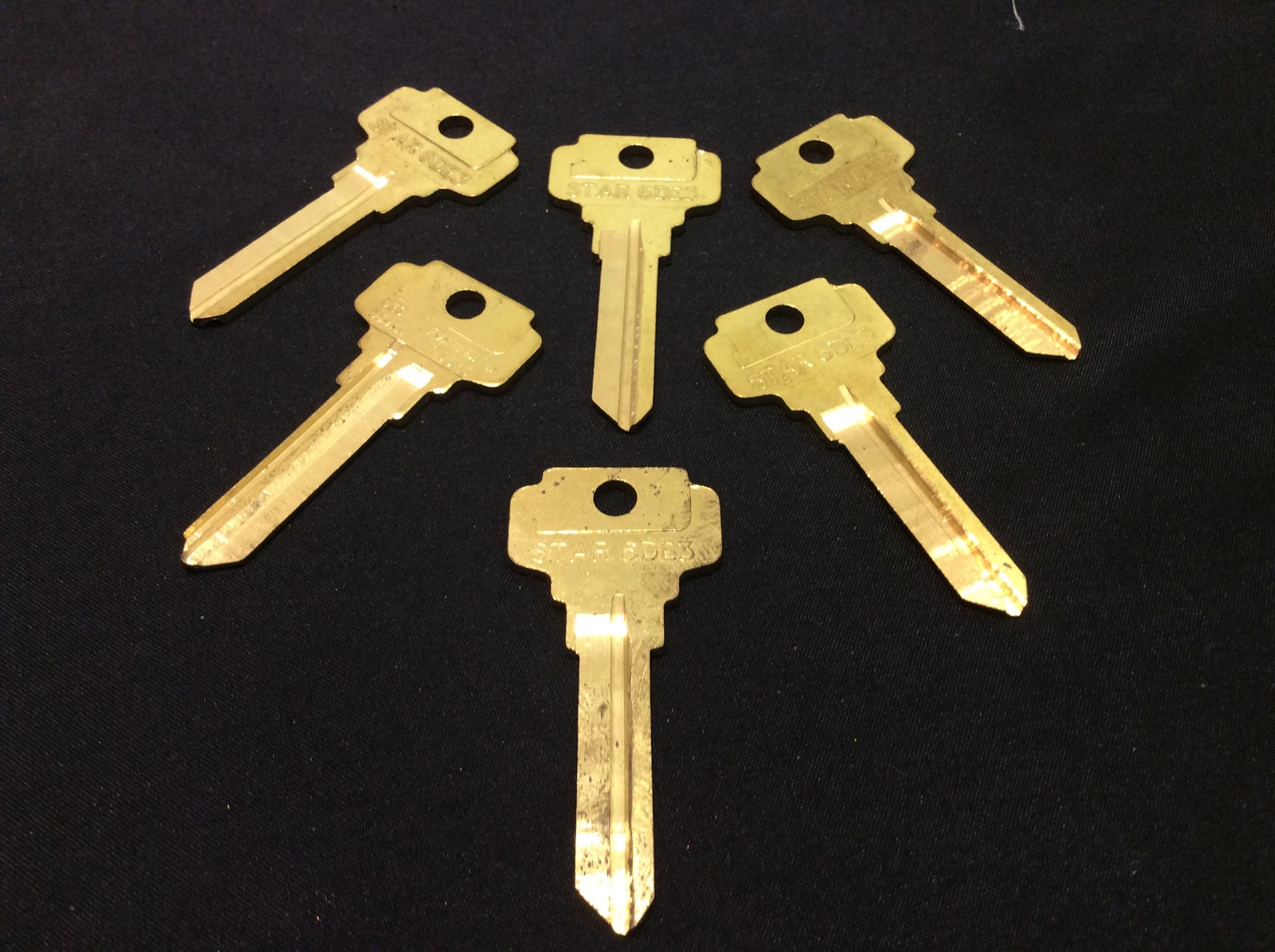 Dexter by Star DE8 Key Blanks, Set of 6- Locksmith