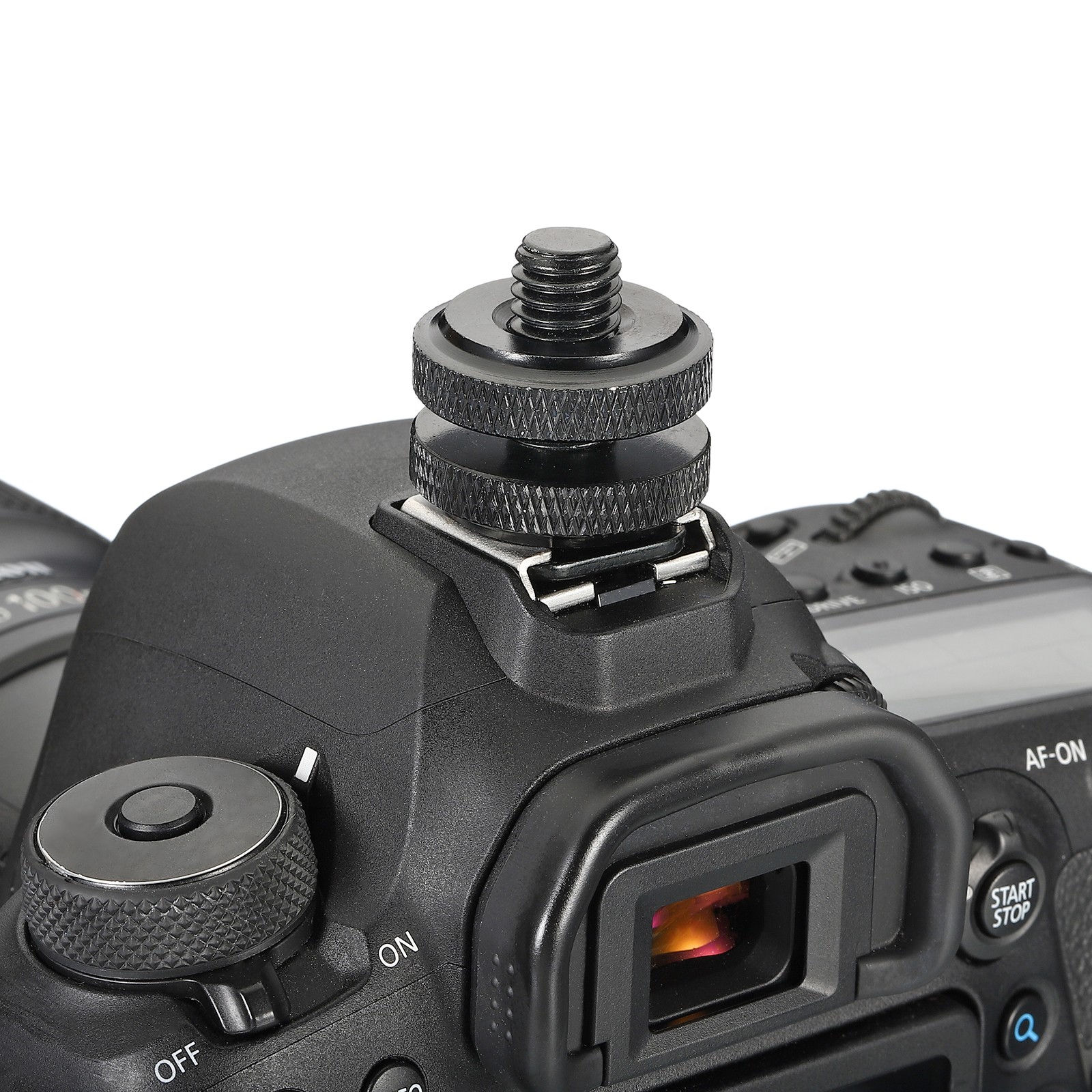 3/8"-16 Camera Hot Shoe Mount Flash Cold Shoe Mount Tripod Screw Adapter, 2pcs