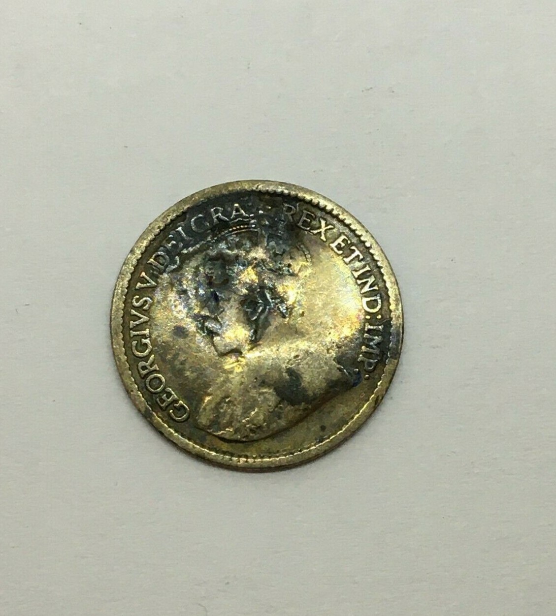 Canada 1912 5 Cents VG Bent