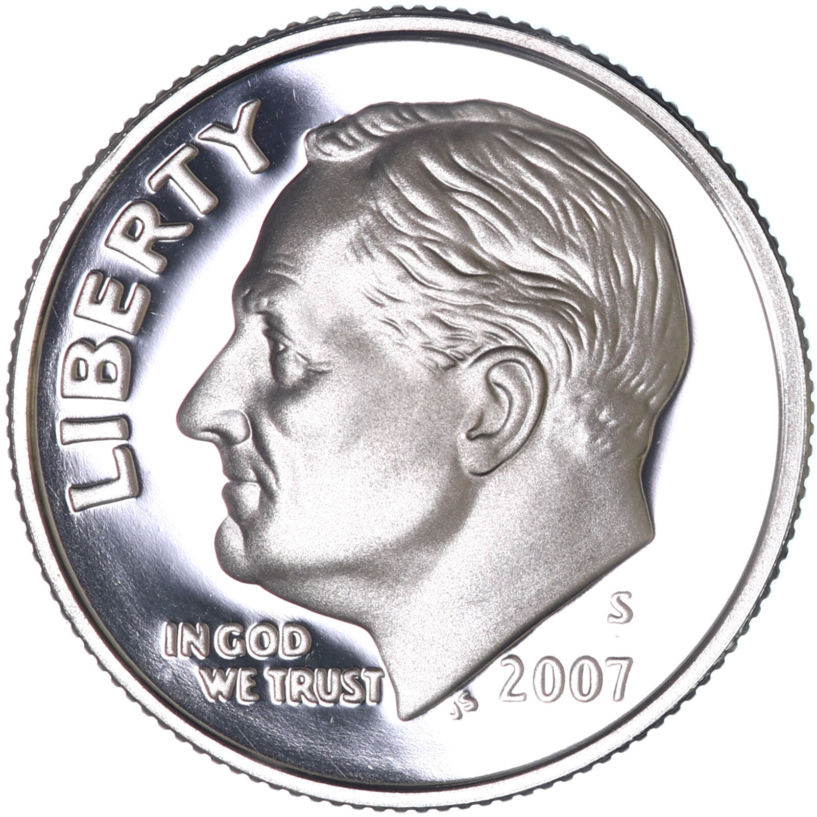 2000-2009 S Roosevelt Dime Gem DCam Proof Run 10 Coin Decade Set US Mint Lot