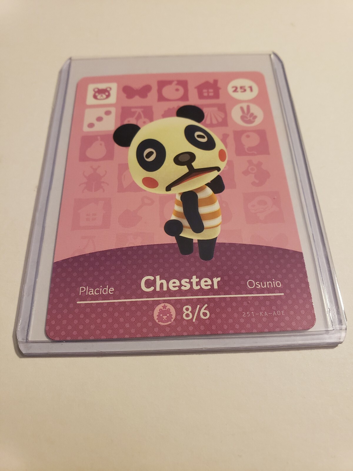 !SUPER SALE! Chester # 251 Animal Crossing Amiibo Card AUTHENTIC Series 3 NEW!