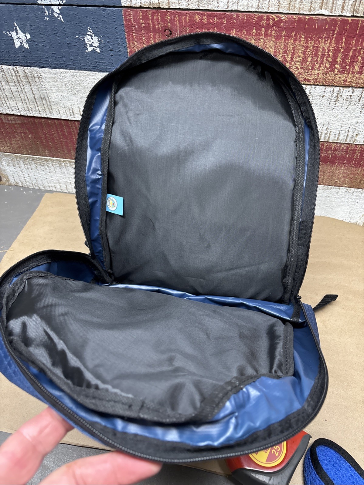 MANCHESTER CITY MCFC React Backpack BLUE 16” NEW!