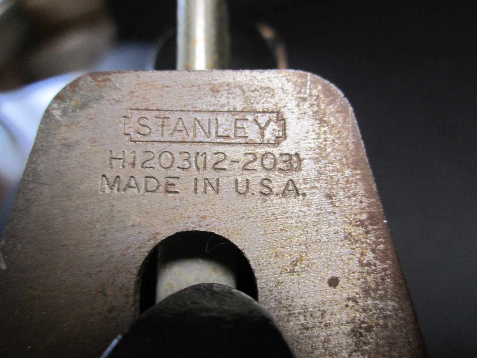 Vintage Stanley C556MP Smooth Bottom Wood Plane 9 3/8" long Ready to Use USA Mad