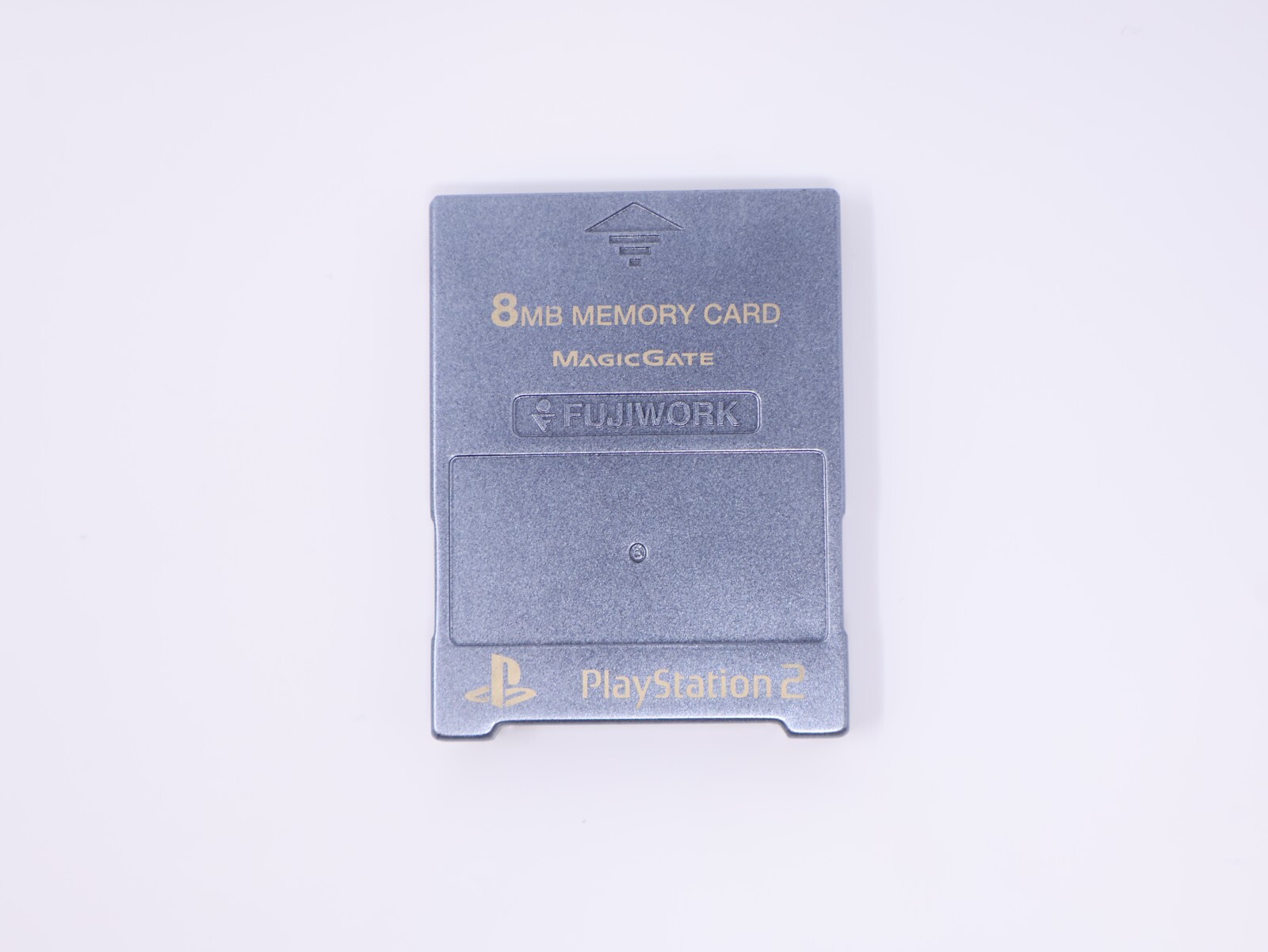 Sony Steel FujiWork PlayStation 2 Memory Card PS2 Official MagicGate 8MB