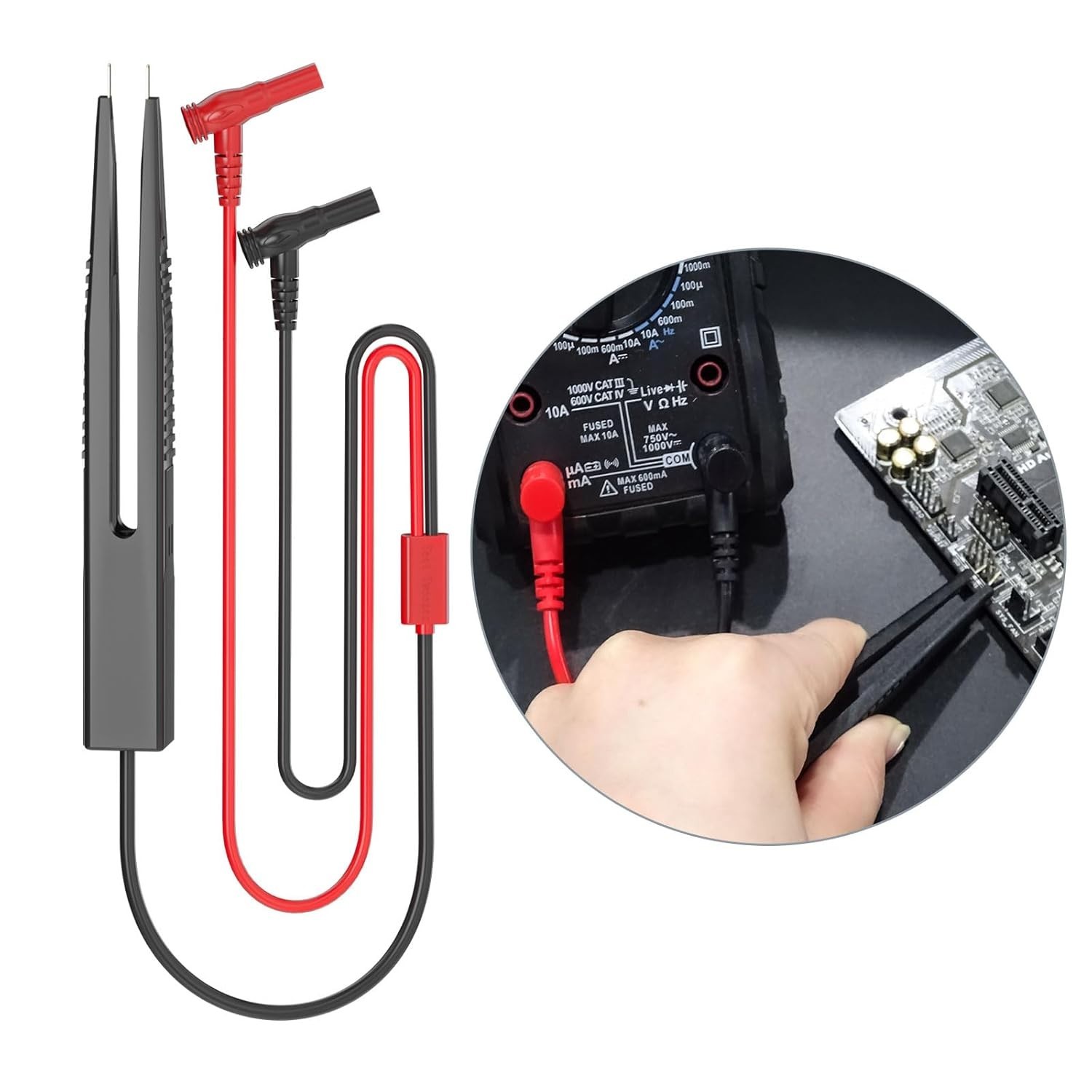 Comprehensive Multimeter Testing Kit with Replaceable Probes & Clips - 21PCS