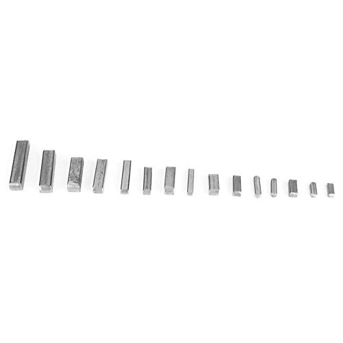 140 PCS Round Ended Feather Key Set Stock Assortment Square Parallel Shaft