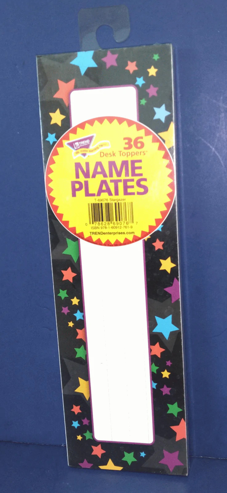 Stargazer Desk Toppers Name Plates 36 ct Trend Enterprises  New Sealed