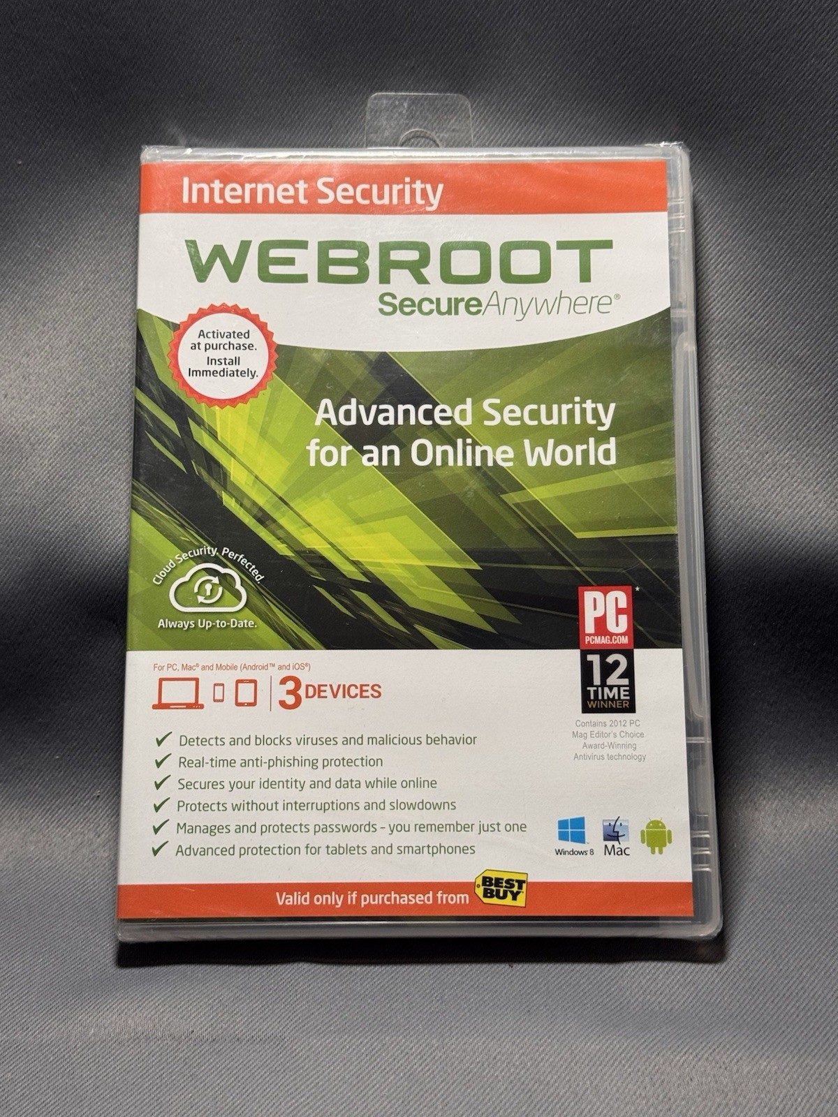 Webroot SecureAnywhere Internet Security CD